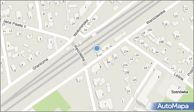 Kobyłka, Warszawska, 3, mapa Kobyłka