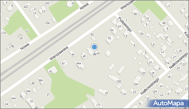 Kobyłka, Warszawska, 48, mapa Kobyłka