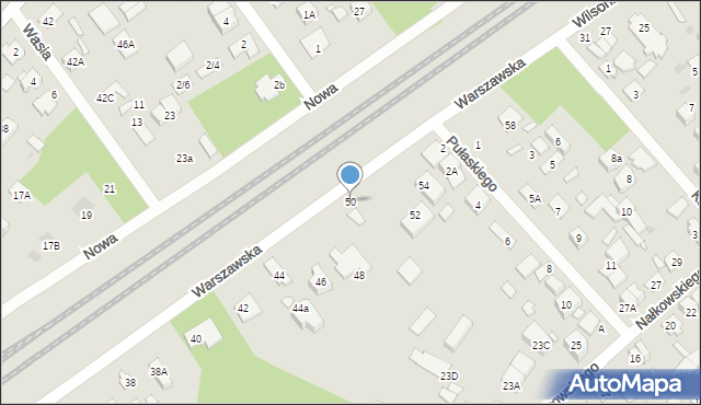 Kobyłka, Warszawska, 50, mapa Kobyłka