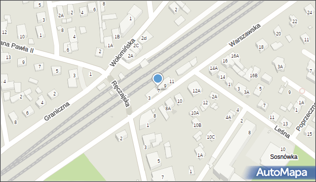 Kobyłka, Warszawska, 7, mapa Kobyłka