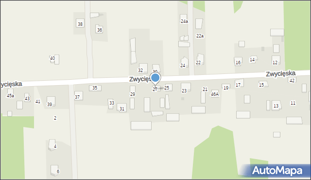 Kołaków, Walecznych, 27, mapa Kołaków