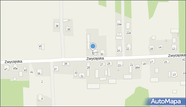 Kołaków, Walecznych, 32, mapa Kołaków