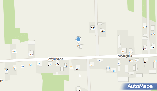 Kołaków, Walecznych, 40, mapa Kołaków