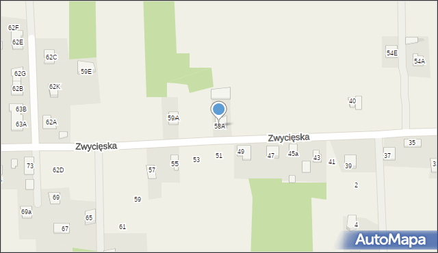 Kołaków, Walecznych, 56, mapa Kołaków