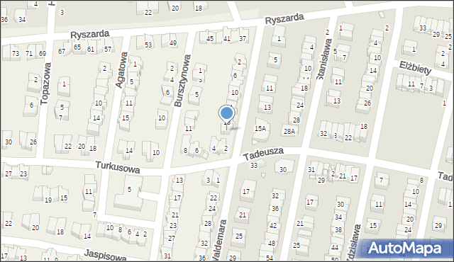 Komorów, Waldemara, 20, mapa Komorów