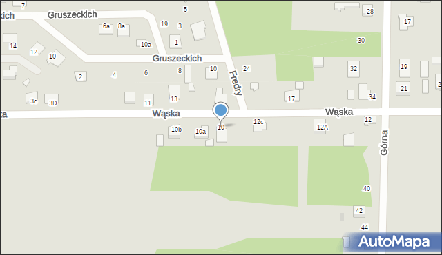 Koniecpol, Wąska, 10, mapa Koniecpol