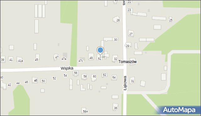 Koniecpol, Wąska, 53, mapa Koniecpol