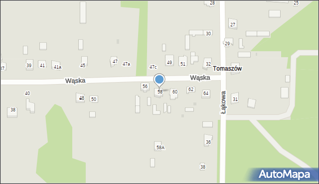 Koniecpol, Wąska, 58, mapa Koniecpol