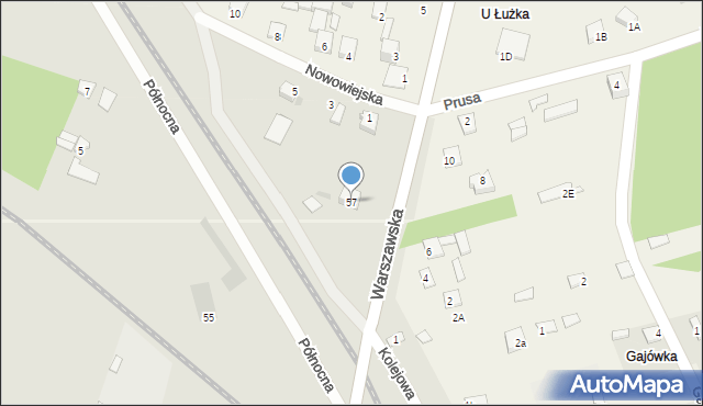 Końskie, Warszawska, 57, mapa Końskie