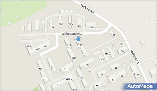 Konstancin-Jeziorna, Walentynowicz Anny, 21E, mapa Konstancin-Jeziorna