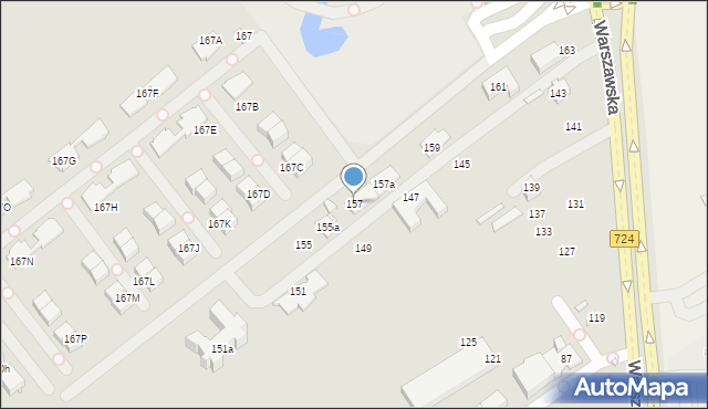 Konstancin-Jeziorna, Warszawska, 157, mapa Konstancin-Jeziorna
