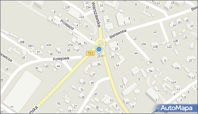 Konstancin-Jeziorna, Warszawska, 17, mapa Konstancin-Jeziorna