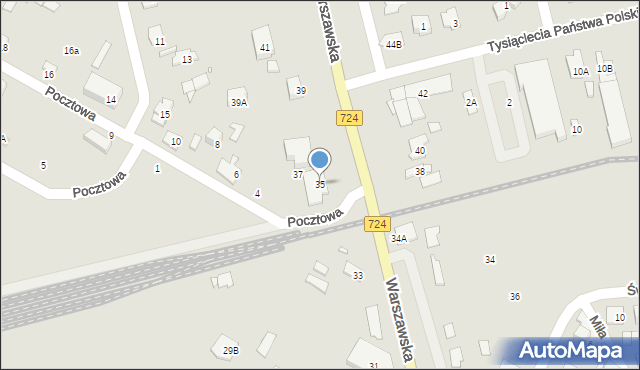 Konstancin-Jeziorna, Warszawska, 35, mapa Konstancin-Jeziorna