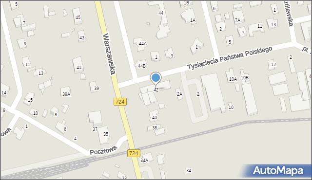 Konstancin-Jeziorna, Warszawska, 42, mapa Konstancin-Jeziorna