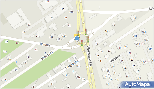 Konstancin-Jeziorna, Warszawska, 85, mapa Konstancin-Jeziorna