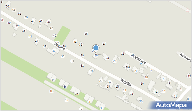 Konstancin-Jeziorna, Wąska, 26, mapa Konstancin-Jeziorna