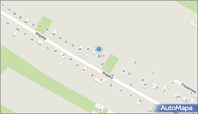 Konstancin-Jeziorna, Wąska, 42, mapa Konstancin-Jeziorna