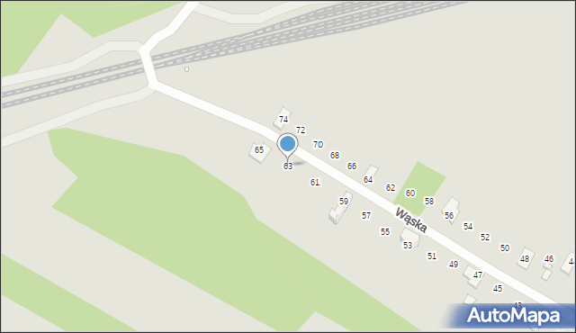 Konstancin-Jeziorna, Wąska, 63, mapa Konstancin-Jeziorna