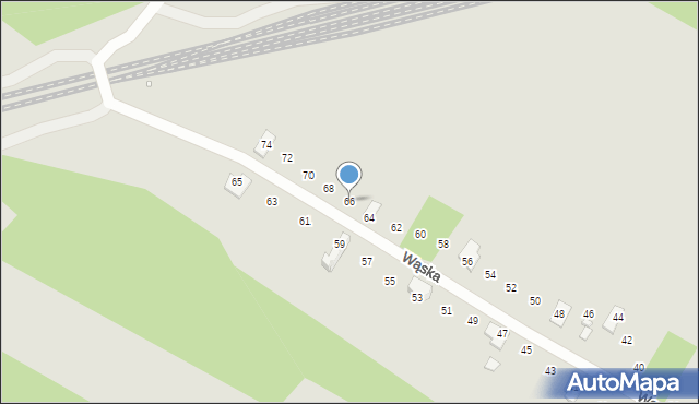 Konstancin-Jeziorna, Wąska, 66, mapa Konstancin-Jeziorna