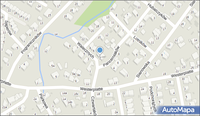 Koszalin, Walecznych, 2, mapa Koszalina