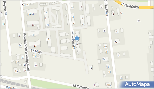 Kotlin, Wawrzyniaka Piotra, ks., 3a, mapa Kotlin