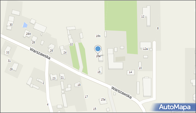 Kotorydz, Warszawska, 16a, mapa Kotorydz