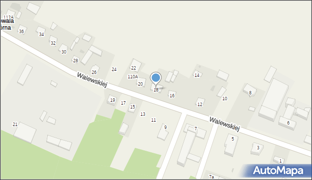 Kowala-Stępocina, Walewskiej Marii, 18, mapa Kowala-Stępocina