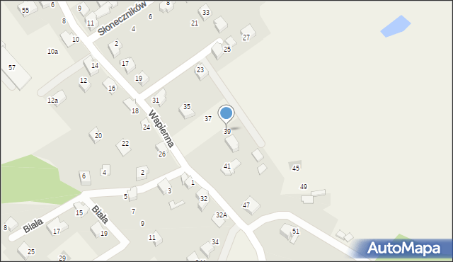 Kozy, Wapienna, 39, mapa Kozy