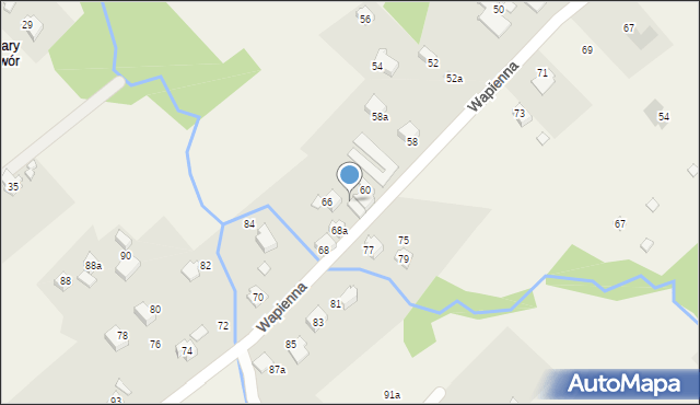 Kozy, Wapienna, 64, mapa Kozy