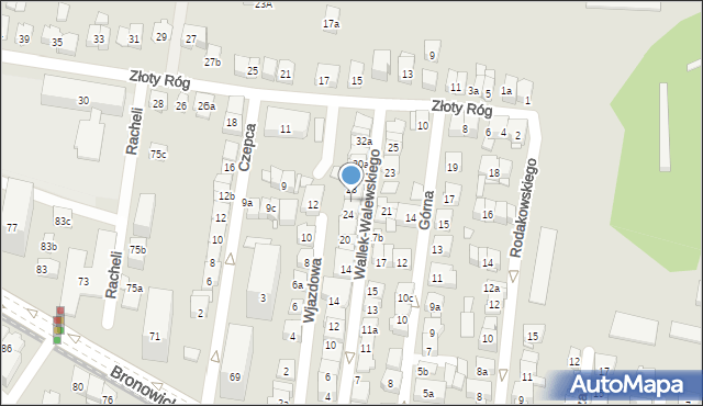 Kraków, Wallek-Walewskiego Bolesława, 26, mapa Krakowa