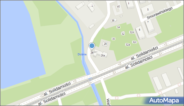 Kraków, Wańkowicza Melchiora, 26, mapa Krakowa