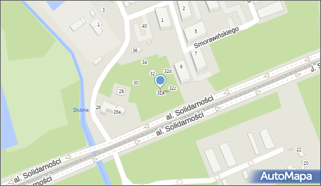 Kraków, Wańkowicza Melchiora, 32a, mapa Krakowa