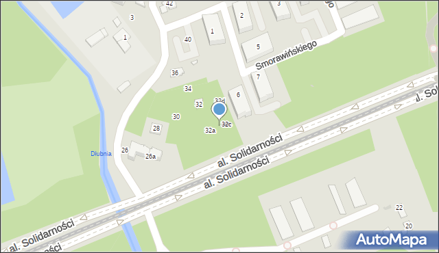 Kraków, Wańkowicza Melchiora, 32b, mapa Krakowa