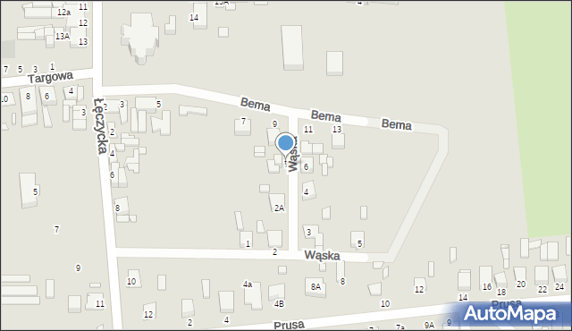 Krośniewice, Wąska, 7, mapa Krośniewice