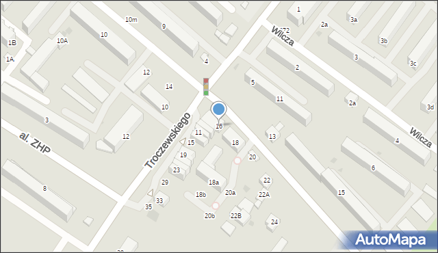 Kutno, Warszawskie Przedmieście, 16, mapa Kutno