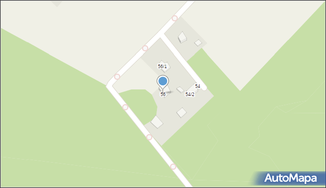 Łąck, Warszawska, 56, mapa Łąck