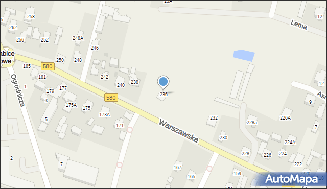 Latchorzew, Warszawska, 236, mapa Latchorzew