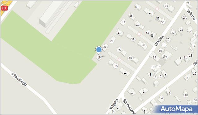 Legionowo, Wąska, 19, mapa Legionowo