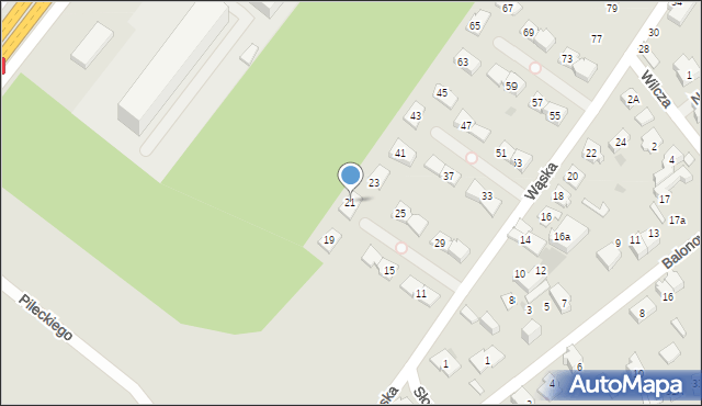 Legionowo, Wąska, 21, mapa Legionowo