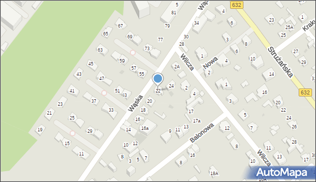 Legionowo, Wąska, 22, mapa Legionowo