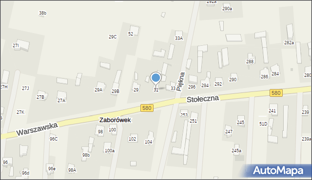 Leszno, Warszawska, 31, mapa Leszno