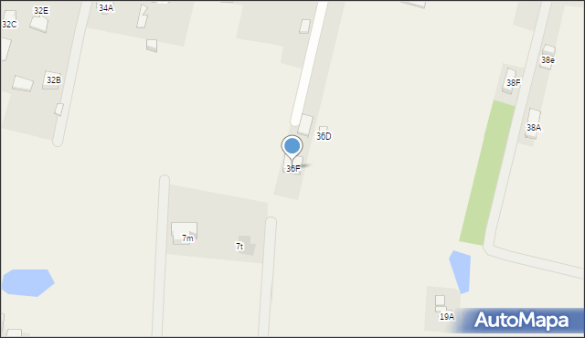 Leszno, Warszawska, 36F, mapa Leszno