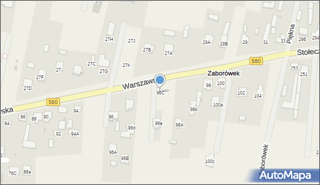 Leszno, Warszawska, 96C, mapa Leszno