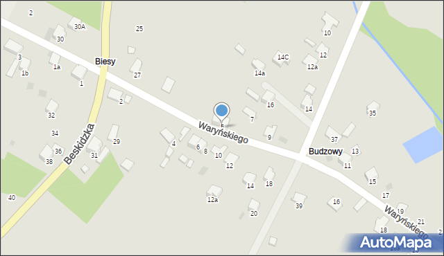 Libiąż, Waryńskiego Ludwika, 5, mapa Libiąż