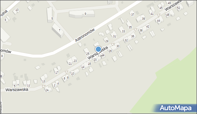 Lidzbark Warmiński, Warszawska, 22, mapa Lidzbark Warmiński