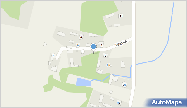 Lisie Jamy, Wąska, 3, mapa Lisie Jamy