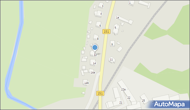 Łobez, Waryńskiego Ludwika, 12, mapa Łobez