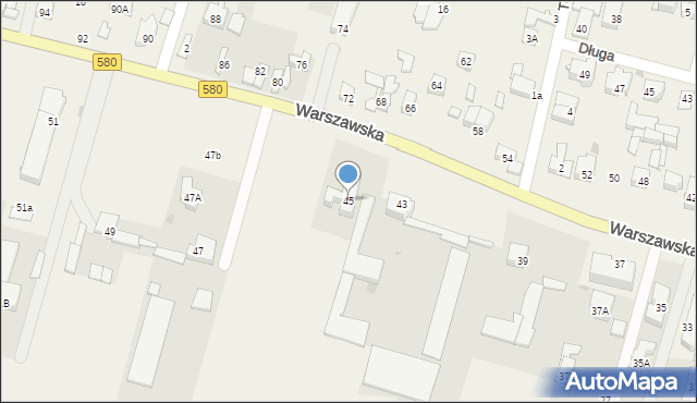 Lubiczów, Warszawska, 45, mapa Lubiczów