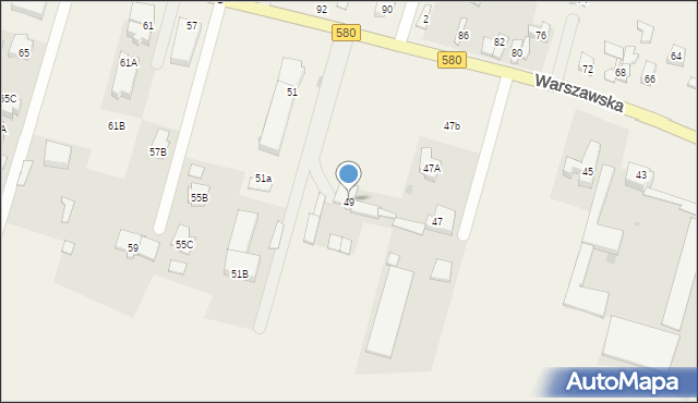 Lubiczów, Warszawska, 49, mapa Lubiczów