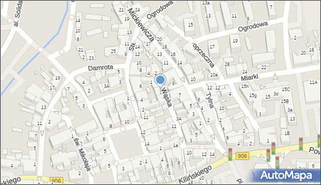 Lubliniec, Wąska, 3, mapa Lubliniec